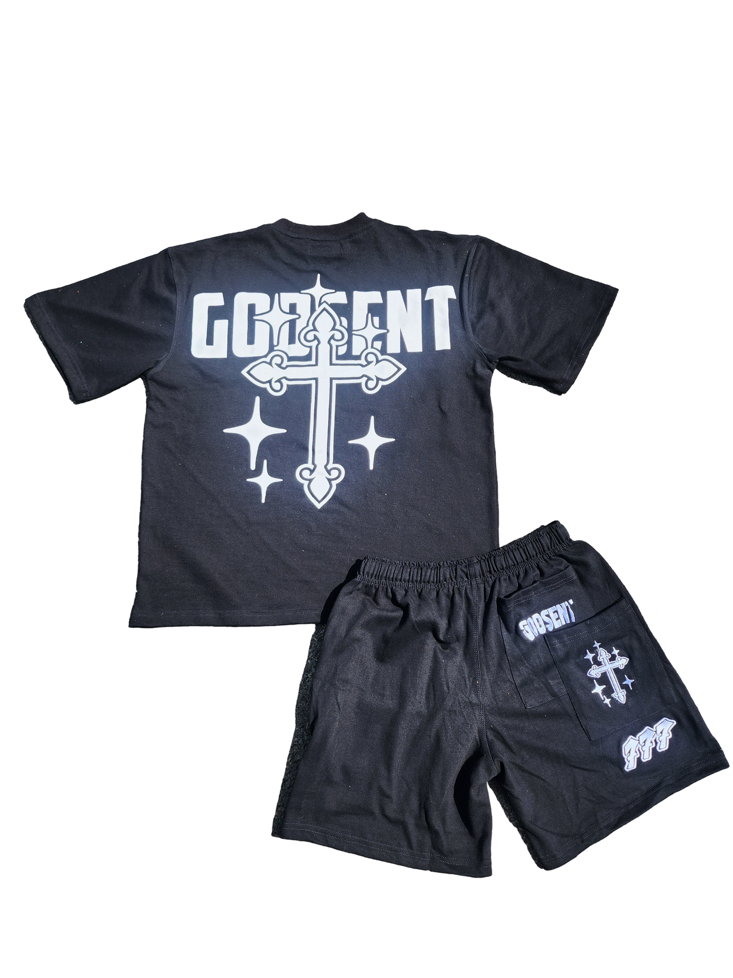 'Charcoal' v2 Shorts + Tshirt Set